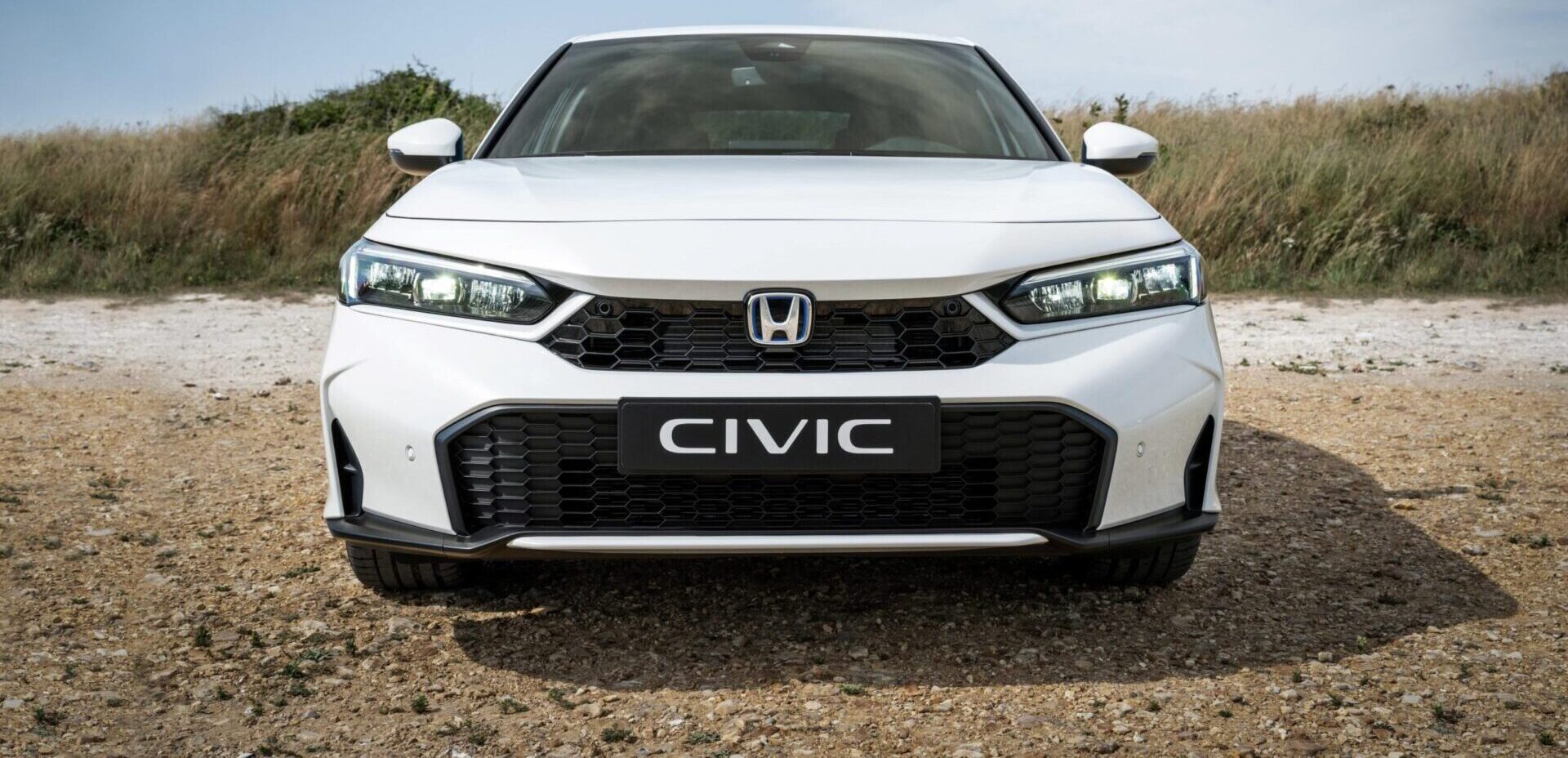 front van de gefacelifte honda civic