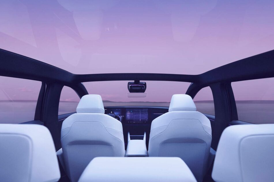 het ruimte interieur van de honda 0 suv