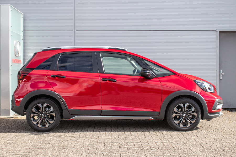28 mm extra rijhoogte is exclusief voor de honda jazz in de advance crosstar-uitvoering
