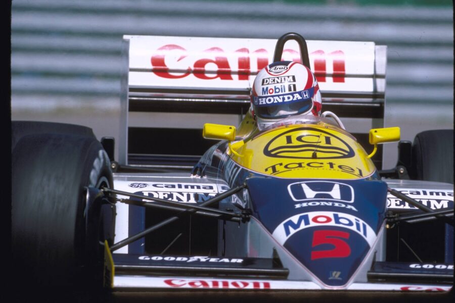 de Williams FW11 met honda-motor