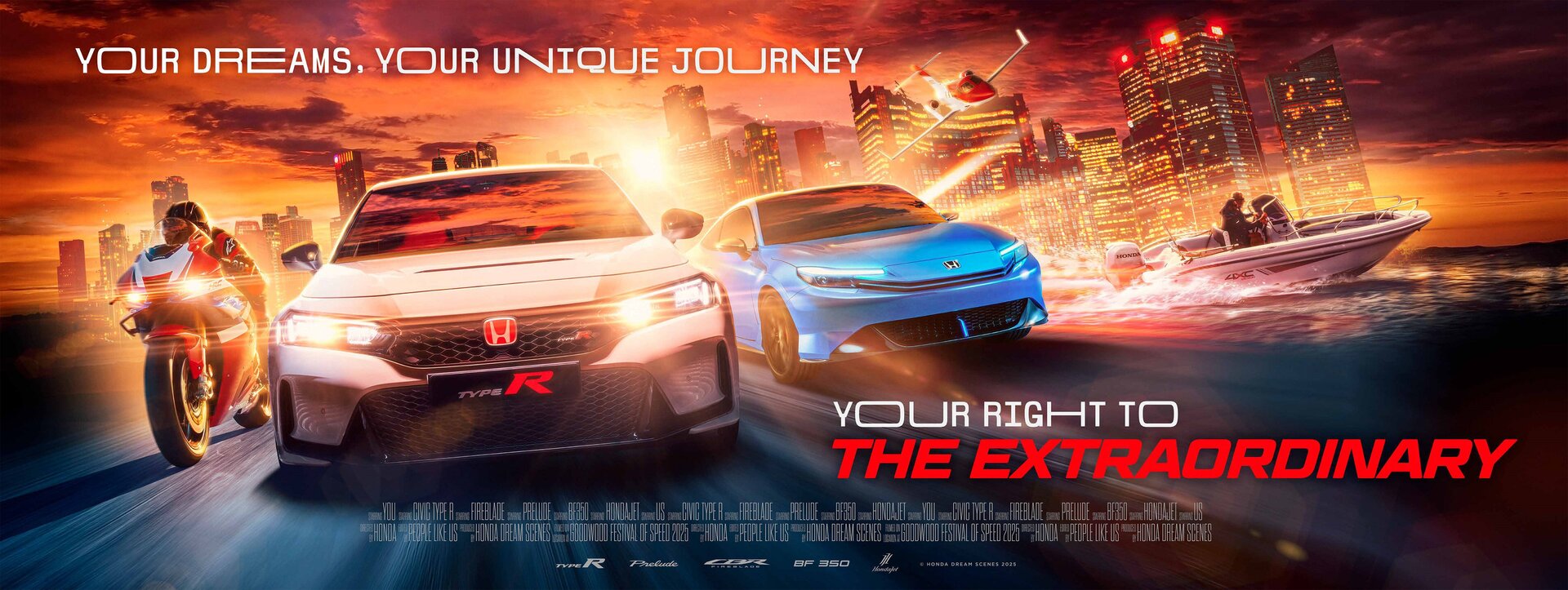 de banner voor honda tijdens festival of speed 2025