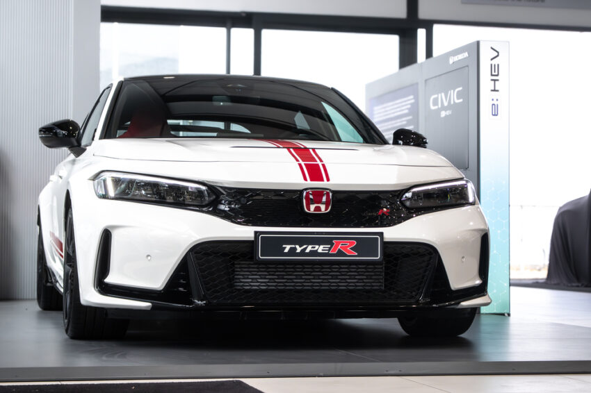 de honda civic type r ultimate edition van dichtbij